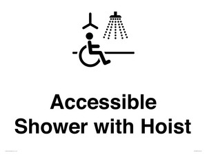 Accessible Shower with Hoist